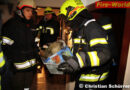 Oö: Zwei Feuerwehren bei Kellerbrand in Marchtrenk im Einsatz