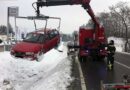 Bgld: Zwei Fahrzeuge aus dem Straßengraben geborgen