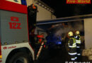 Bgld: Unimog in Pinkafelder Bauhofgarage lichterloh in Flammen
