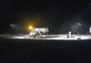 Oö: Betonmischer kippt auf die Beifahrerseite