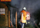 Deutschland: Feuer an einem Gartenhaus –> Feuerwehr verhindert Schlimmeres