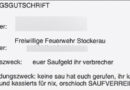 Nö: Nach Autobergung -> Überweisung an den Arschloch-Saufverein