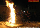 Nö: Christbaumverbrennung bei der Feuerwehrjugend Großweikersdorf