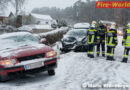 Oö: Winterliche Unfallhilfeleistung der FF Hagenberg in Unterweitersdorf