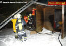 Oö: Glimmbrand in Gartenhütte in Bad Leonfelden