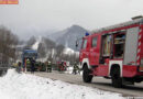 Oö: B121 nach Lkw-Brand gesperrt