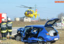 Nö: Verkehrsunfall mit Menschenrettung auf der B8 bei Gänserndorf