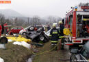 Oö: Jeep bei Kollision auf der B 130 aufs Kreuz gelegt