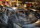 Oö: Zwei Fahrzeuge bei Gebrauchtwagenhändler in Vollbrand