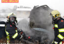 Oö: Autobrand in Kremsmünster