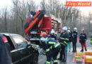 Nö: Feuerwehrjugend übte mit hydr. Bergegerät