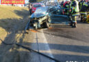 Oö: Drei Verletzte nach Kollision mit Gegenverkehr