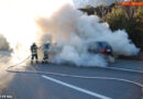 Tirol: Fahrzeugbrand auf der A12