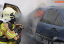 Nö: Erst KFZ-Brand, dann Kinder samt Mutter aus verunfalltem Kfz gerettet