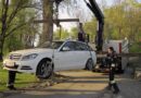 Nö: Fahrzeugbergung am Altenwörther Hafen