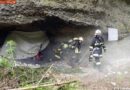 Oö: Atemschutzübung in alter Bunkeranlage