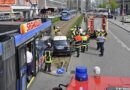 D: Verkehrsunfall legt Straßenbahnlinien lahm