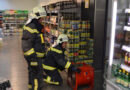 Nö: Brand in Supermarkt mit Feuerlöschern bekämpft