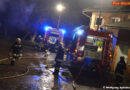 Oö: Landwirtschaftliches Gebäude in Sierning in Vollbrand