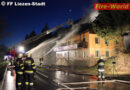 Stmk: Großbrand in leerstehendem Gebäude in Wörschach