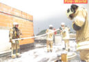 Stmk: Spektakulärer Großbrand mit Explosionen bei Leiner-Baustelle in Graz