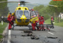 Nö: Unfallfahrzeuge nach Crash rund 140 m weit auseinandergeschleudert