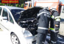 Stmk: Feuerwehrmann in Zivil hält Pkw-Brand mit Feuerlöscher in Schach