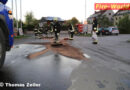 Stmk: Großflächiger Treibstoffaustritt aus Lkw