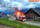 Ktn: Wirtschaftsgebäude-Vollbrand auf der Reisacher Jochalm