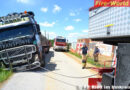 Oö: FF Ried im Innkreis: Zwei Lkw-Bergungen mit Kranseilwinde an zwei Tagen