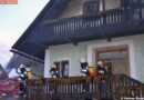 Stmk: Brand eines Wirtschaftsgebäudes griff auf Wohnhaus über