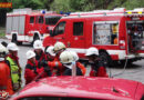 Sbg: Feuewehrjugend Grödig übt mit Rettungssatz