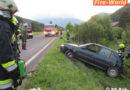 Nö: Verkehrsunfall mit Menschenrettung auf der B27