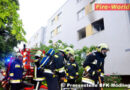 Nö: Küchenvollbrand mit Menschenrettung in Maria Enzersdorf