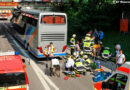 Bayern: Stockbus kracht mit Obergeschoss gegen Unterführung -> 40 Verletzte