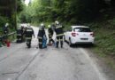 Oö: Motorradunfall auf der B120 im Bereich Halsgraben