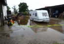 Nö: Regenwasser drohte in Wohnräume einzudringen