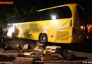 Nö: Reisebusbergung nach Fahrfehler im Tullner Yachthafen