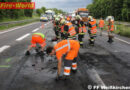 Oö: Auffahrunfall mit zwei Lkw auf der A 25 bei Weißkirchen