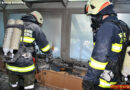 Oö: Kleinbrand mit starker Rauchentwicklung in Wohnhausanlage in Esternberg