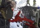 Stmk: Gepresste Fahrzeugwracks fingen Feuer