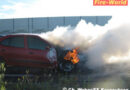 Nö: Brand einer Absauganlage in Betrieb und Autobrand auf der A22