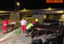 Nö: Person nach Verkehrsunfall bei Korneuburg im Fahrzeug eingeklemmt