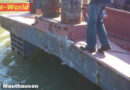 Oö: Schiff kollidiert mit Donaubrücke