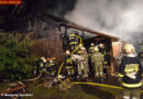 Oö: Großeinsatz von 12 Feuerwehren bei Tischlereibrand in Neukirchen/Vöckla