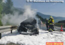 Stmk: Autobrand bei Steinhaus am Semmering