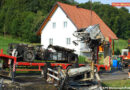 Stmk: Lkw Lenker nach Unfall im Fahrzeug verbrannt