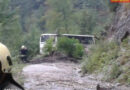 Stkm: 417 Fw-Lleute nach Starkregen im Einsatz -> Auch Bus von Mure betroffen