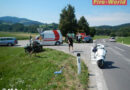 Oö: Fahrzeugbergung nach Überschlag einer Beiwagenmaschine