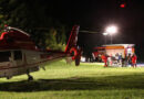 Deutschland: Feuerwehr Alsfeld leuchtet Rettungshubschrauber-Landeplatz aus